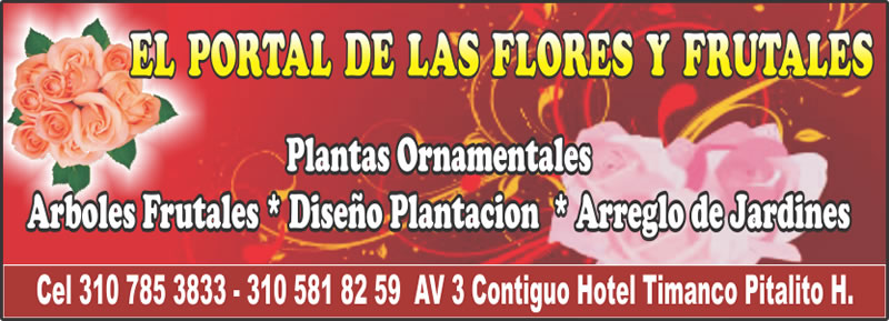 EL PORTAL DE LAS FLORES Y FRUTALES 